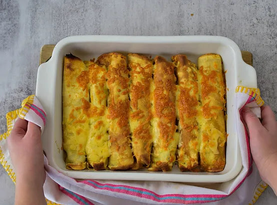 WHITE ENCHILADAS